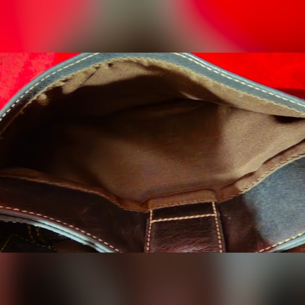 Vintage Coach Hampton Black Leather Hobo Shoulder Bag - Picture 9 of 13